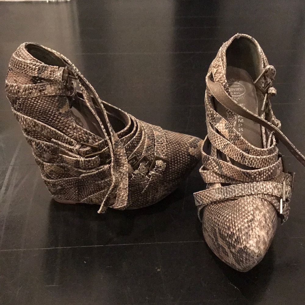 Jeffrey Campbell Snakeskin Heels